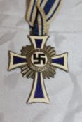 A Cross of Honour of the German Mother medal (Mothers Cross),