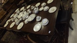 A 19th Century mahogany dining table,