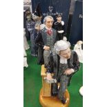 A collection of four Royal Doulton figurines to include "The Lawyer", model No.