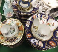 A collection of decorative china wares to include two 19th Century Mason's style plates painted in