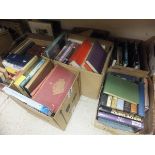 Eighteen boxes of books, to include titles on Aerial flight aerodynamics published Constable,