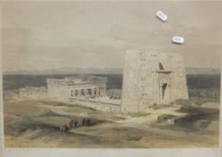 AFTER DAVID ROBERTS "Temple of Edfou Ancient Appolinopolis Upper Egypt",