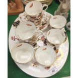 A Coalport "Hong Kong" pattern part dinner and tea service decorated in the Imari palette,