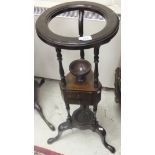 A 19th Century mahogany circular wash stand