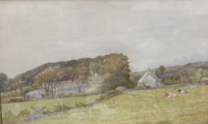 GEORGE STANFIELD WALTERS "A farm in Suffolk",