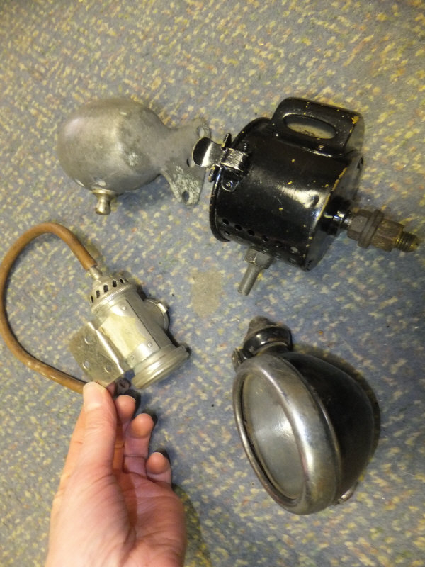 A collection of various lamps to include two Powell & Hanmer, a Lucas King of the Road No. - Image 24 of 26