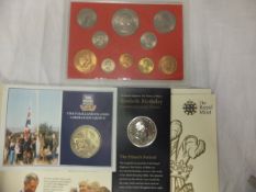 A collection of commemorative coinage to include His Royal Highness The Prince of Wales 16th