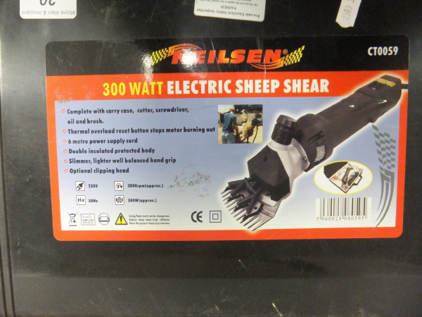 A set of Neilsen 300 watt electric sheep shears*