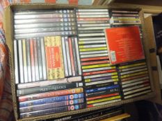 Four boxes of mainly classical CD's to include titles by Deutsche Gramophon,