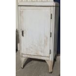 A circa 1948 enamelled refridgerator,