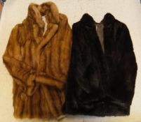 A mink fur jacket,