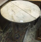 A Victorian pine cricket table,