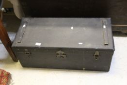 A black painted motor case