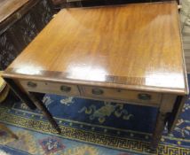 A late Regency mahogany sofa table,