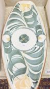 An Aldermaston pottery fish plate by Edgar Campden CONDITION REPORTS Plate is