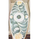 An Aldermaston pottery fish plate by Edgar Campden CONDITION REPORTS Plate is