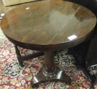 A rosewood occasional table,