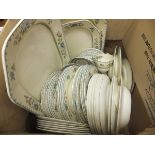 A large collection of Copeland Spode Strathmere "Royal Jasmine" pattern table wares to include