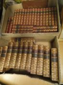 Two boxes of books to include 25 volumes of The Waverley Novels by SIR WALTER SCOTT,