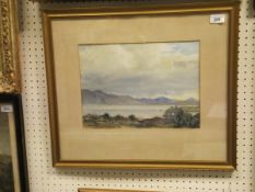 B SPACKMAN "Lakeland landscape", watercolour,