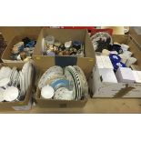 Two boxes containing assorted Royal commemorative wares,