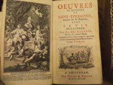 "Oeuvres de Monsieur de Saint-Evremond", published Amsterdam 1739,