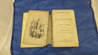 One volume "The Scarlet Letter and The House of The Seven Gables" by NATHANIEL HAWTHORNE,