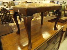 An 18th Century walnut dressing stool,