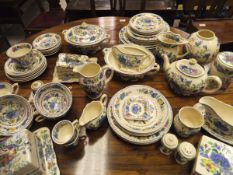 A large quantity of various Mason's "Regency" and "Plantation Colonial" pattern dinner and tea