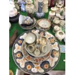 A collection of various Chinese and Japanese pottery and porcelain to include a 19th Century