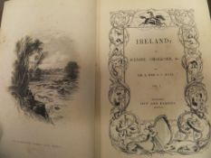 MR & MRS S C HALL "Hall's Ireland", three volumes, published London by How & Parsons,