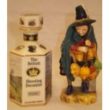 A miniature Royal Doulton figurine "Mask Seller", model No.