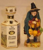 A miniature Royal Doulton figurine "Mask Seller", model No.