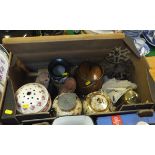 Three boxes of assorted china ware, to include a USSR Lomonsov zebra ornament,