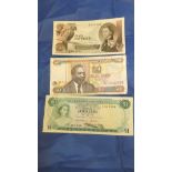 A Government of Seychelles 5 Rupee note, serial number AI059930,