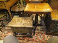 A Victorian mahogany occasional table,