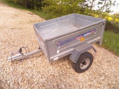 A Daxara 107 single axle trailer