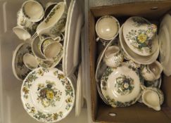 A large collection of Mason's "Strathmore" pattern table wares CONDITION REPORTS One