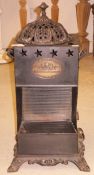 An "Albion Lamp Company" paraffin heater,