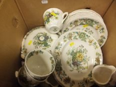 A large collection of Mason's "Strathmore" pattern table wares CONDITION REPORTS One