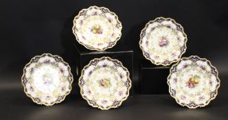 A set of fifteen Royal Worcester cabinet plates,