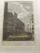 "Adam Street Adelphi", coloured engraving,