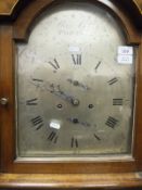 A mahogany cased long case clock,