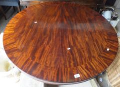 A Victorian mahogany breakfast table,