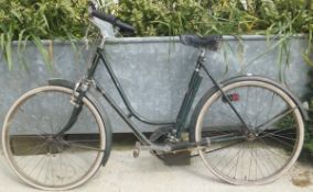 A vintage ladies BSA bicycle