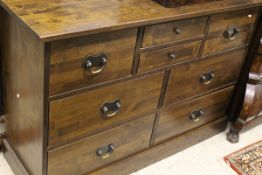 A Laura Ashly hardwood chest of eight assorted drawers,