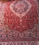 A modern machine woven "Royale" Persian design Belgian wool rug,