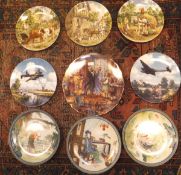 Seven boxes of various modern collector's plates,
