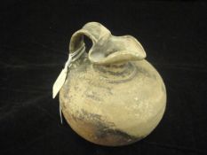 A circa 5th-4th Century BC trefoil lipped oinochoe pottery jug,