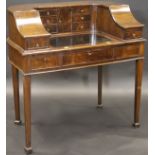 A 19th Century mahogany Carlton House type desk,